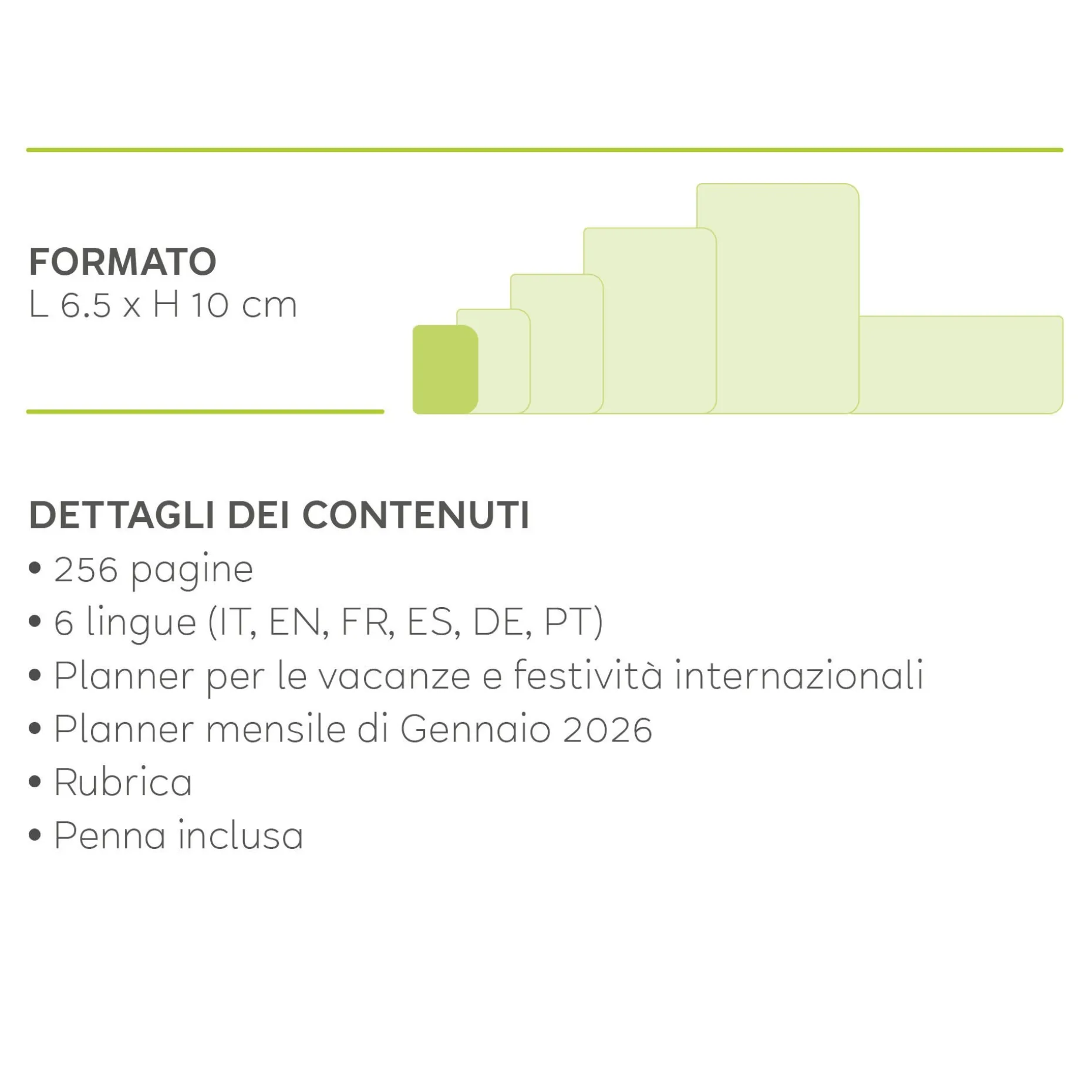 Agenda 12 Mesi Bigiornaliera - Mini - 2025