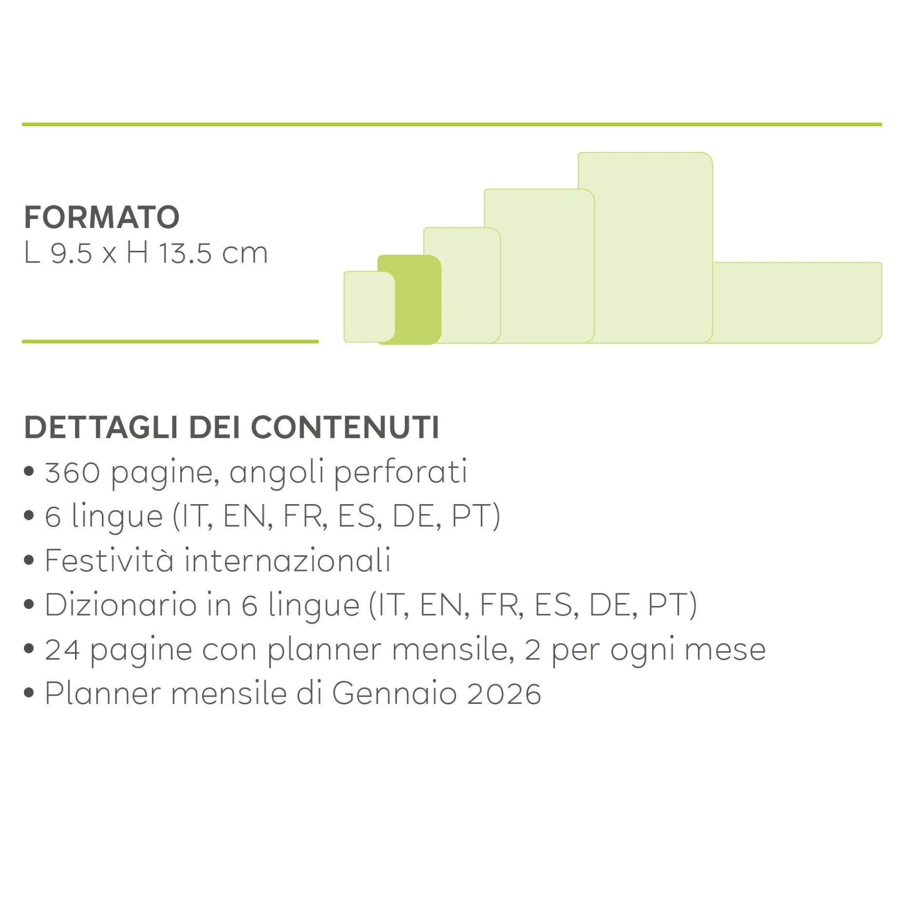 Agenda 12 Mesi Giornaliera - Small - 2025
