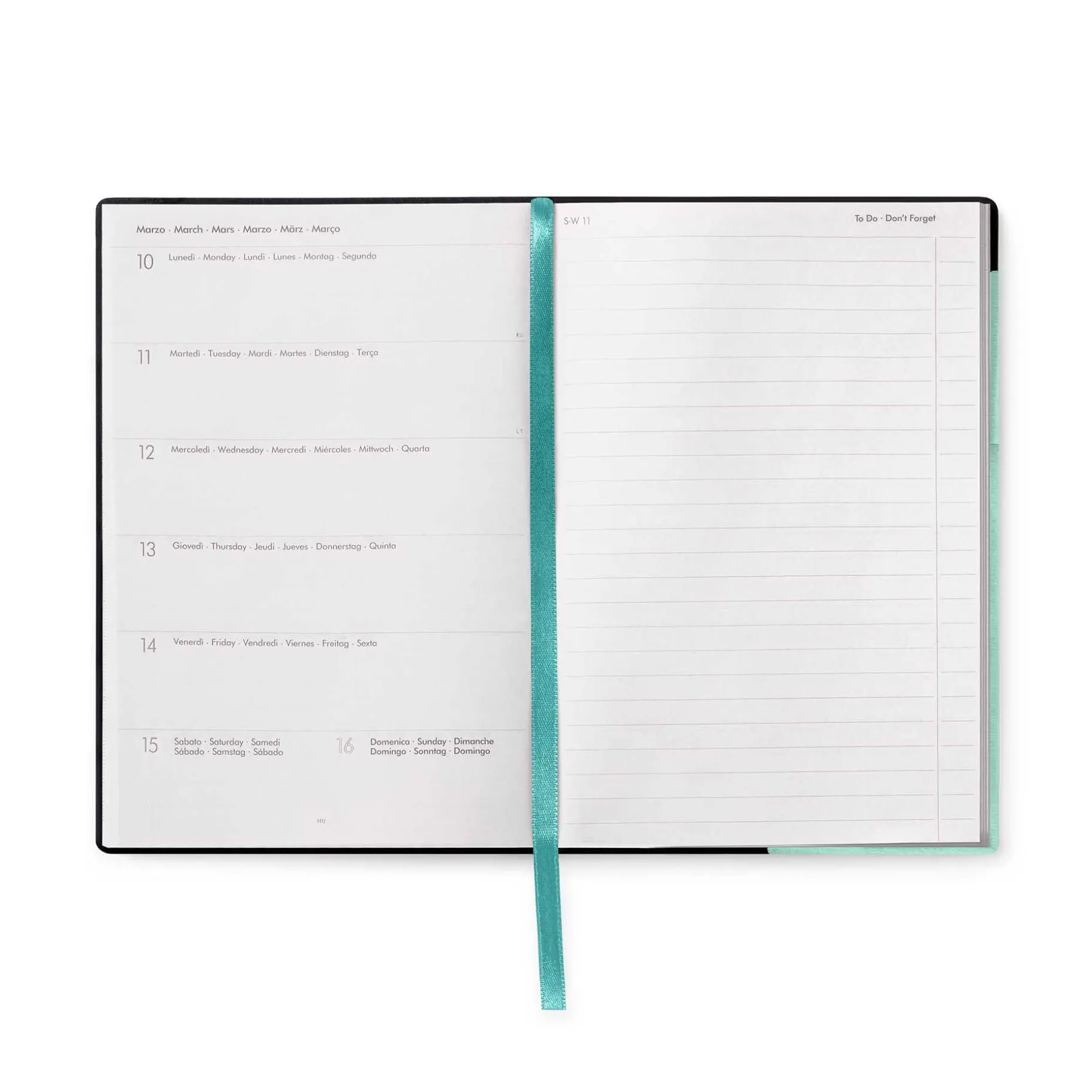 Agenda 12 Mesi Settimanale - Medium - Con Notebook - 2025