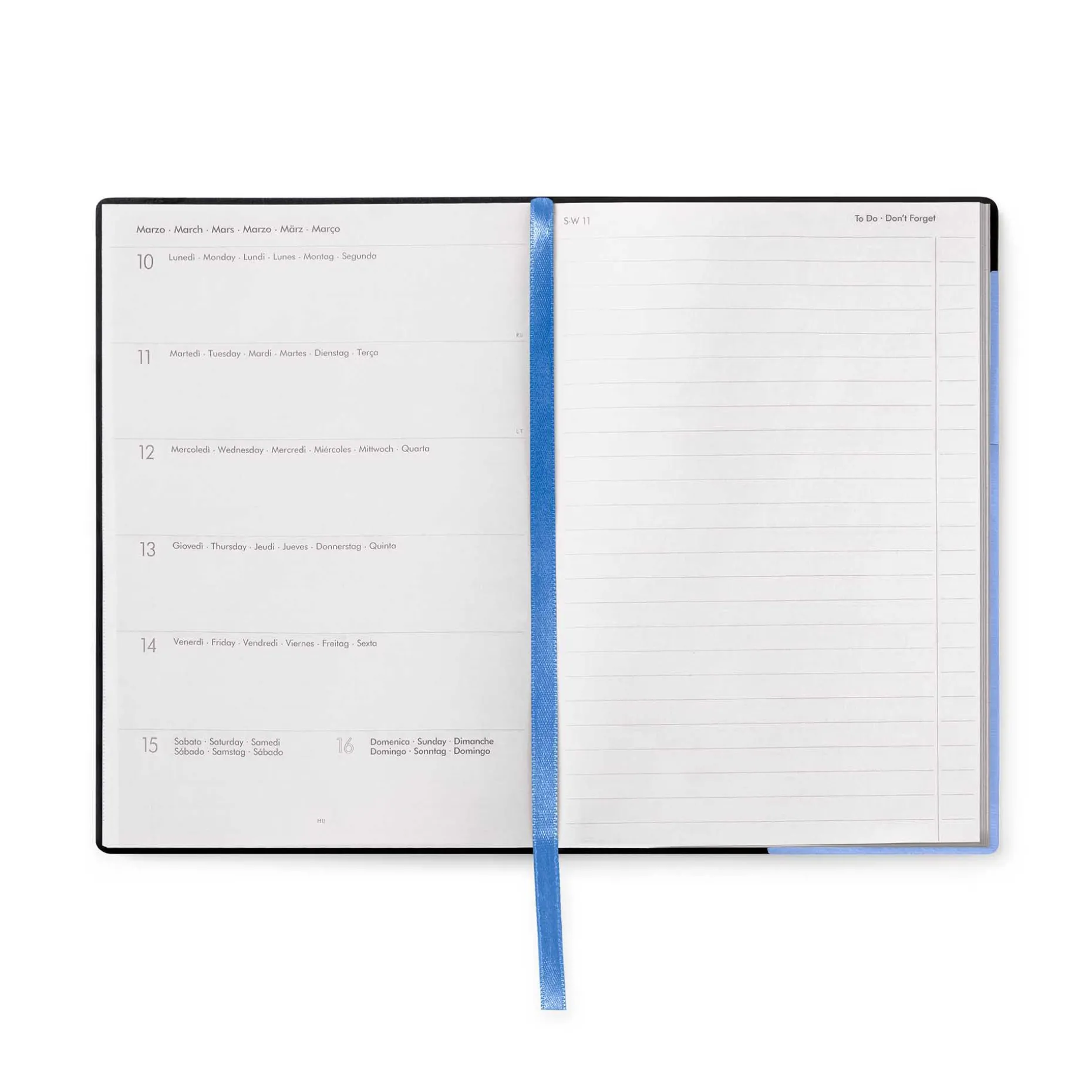 Agenda 12 Mesi Settimanale - Medium - Con Notebook - 2025