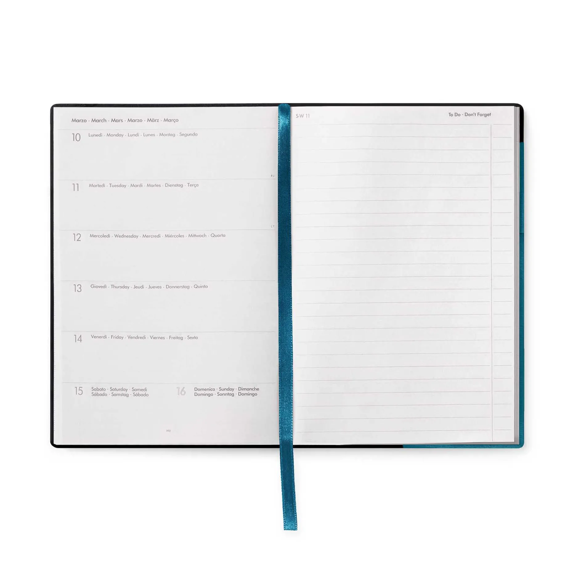 Agenda 12 Mesi Settimanale - Medium - Con Notebook - 2025