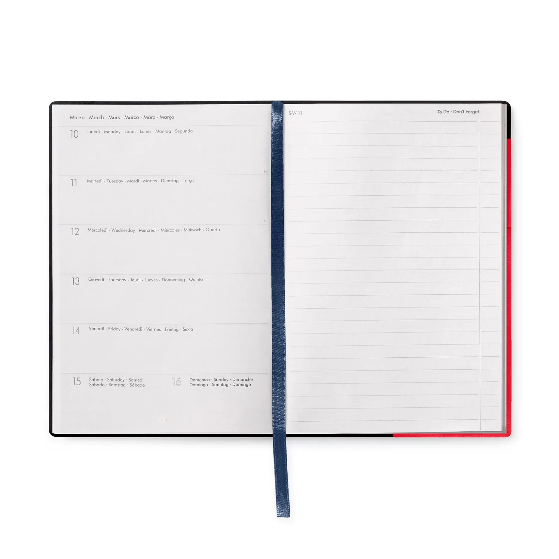 Agenda 12 Mesi Settimanale - Medium - Con Notebook - 2025