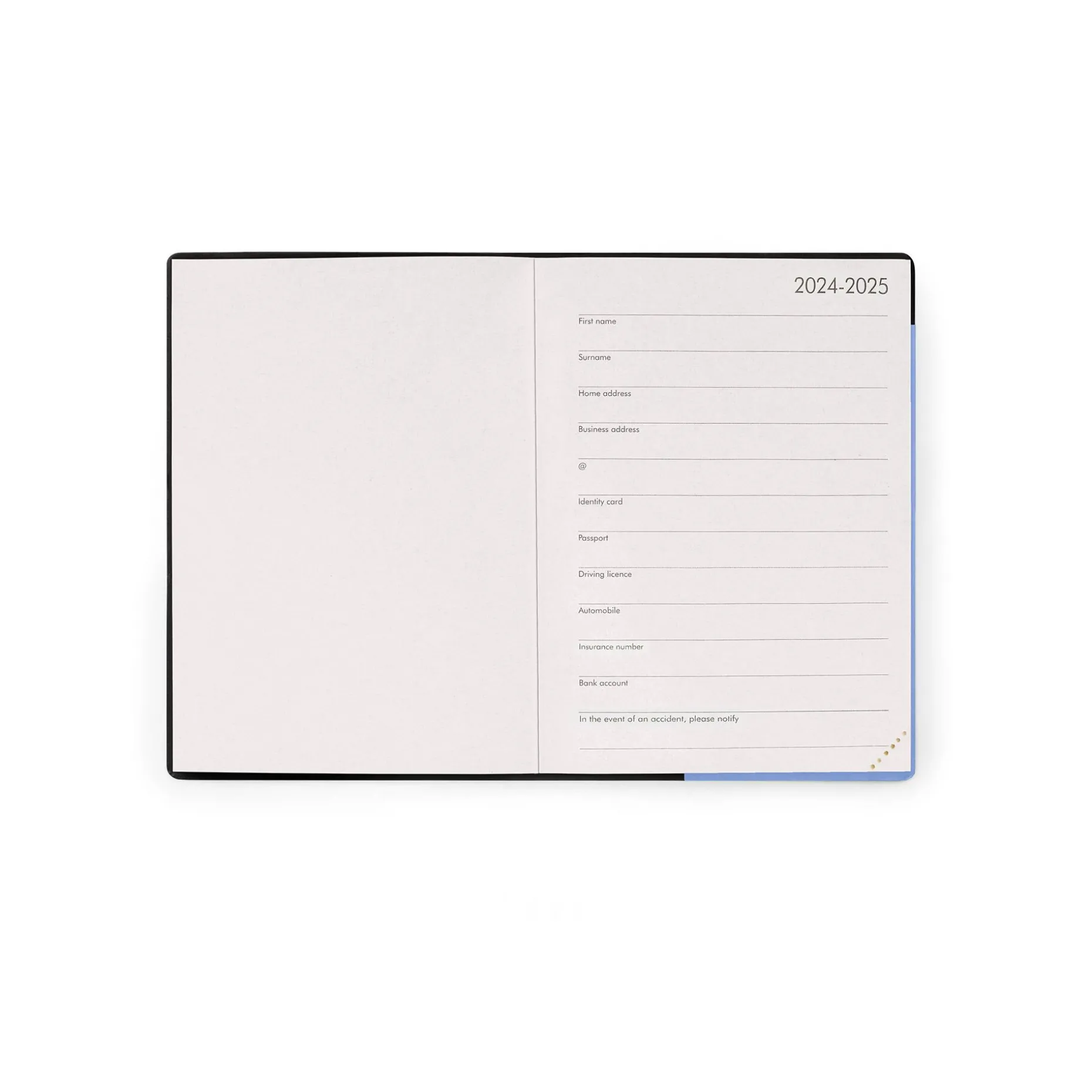 Agenda 18 Mesi Settimanale - Small - Con Notebook - 2024/2025