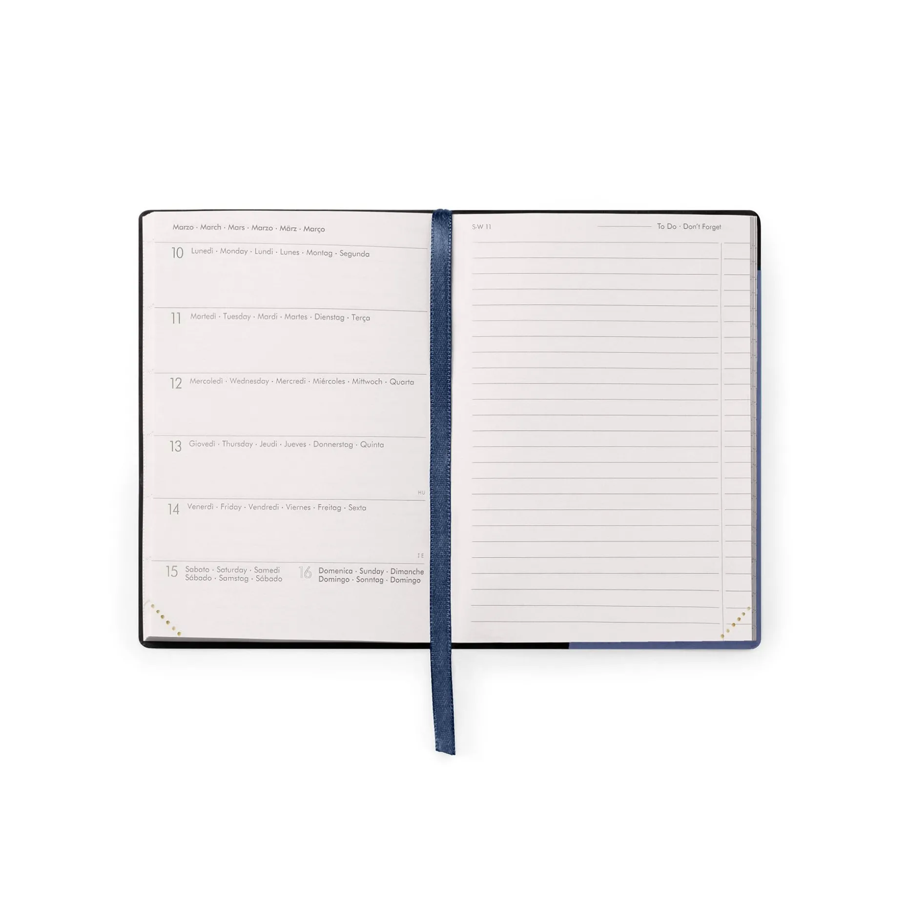 Agenda 18 Mesi Settimanale - Small - Con Notebook - 2024/2025