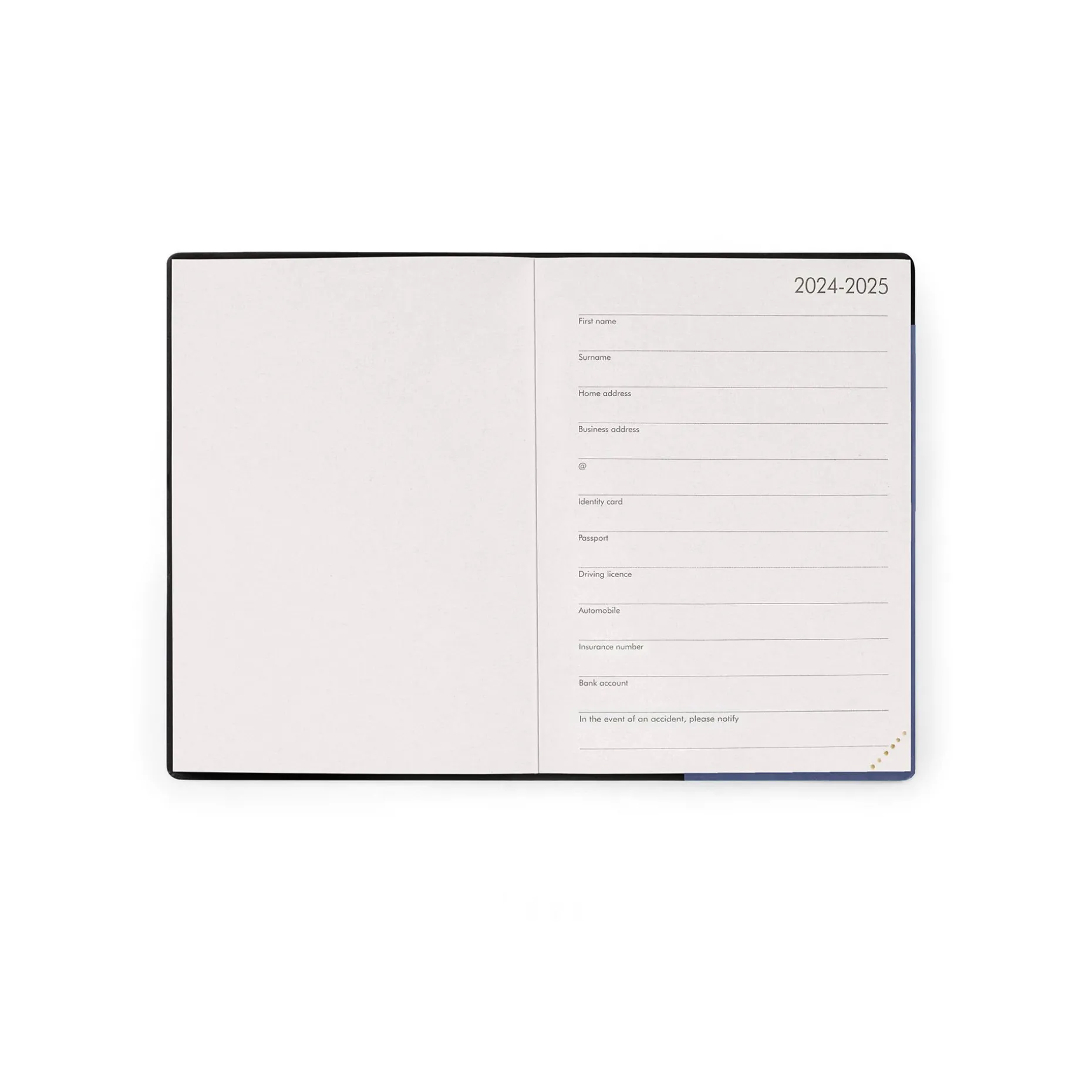 Agenda 18 Mesi Settimanale - Small - Con Notebook - 2024/2025