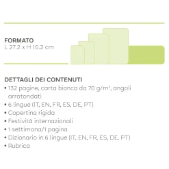 Agenda da Scrivania 13 Mesi - Desk Planner - 2025