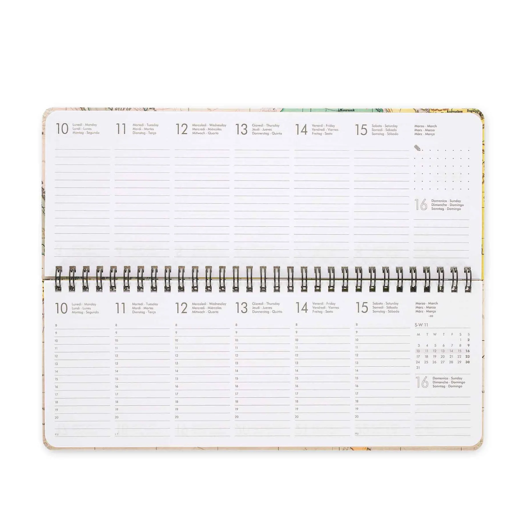 Agenda da Scrivania 13 Mesi - Desk Planner - 2025