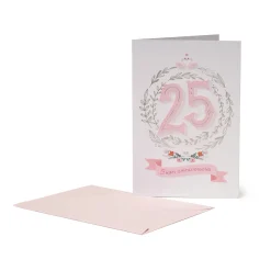 Biglietto d'Auguri - Anniversario - 25 Anni Insieme