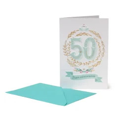 Biglietto d'Auguri - Anniversario - 50 Anni Insieme
