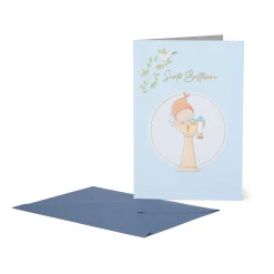 Biglietto d'Auguri - Battesimo Bimbo