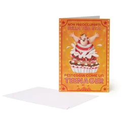 Biglietto d'Auguri - Buon Compleanno - Festeggia Come Un Teenager
