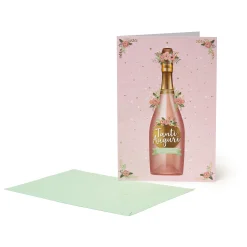 Biglietto d'Auguri - Buon Compleanno - Champagne
