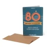 Biglietto d'Auguri - Buon Compleanno - Forever Young - 80 Anni