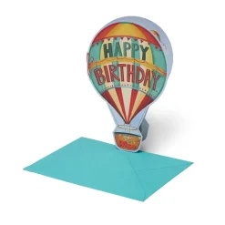 Biglietto d'Auguri - Happy Birthday - Air Balloon