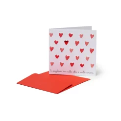 Biglietto di Amore e Amicizia - Cuori