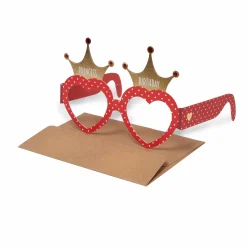 Biglietto di Auguri di Compleanno - Occhiali Cuore