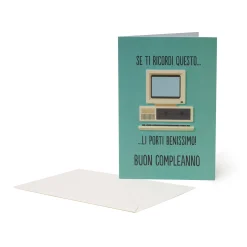 Biglietto di Auguri di Compleanno - Computer