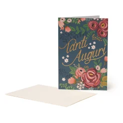 Biglietto di Auguri di Compleanno - Fiori