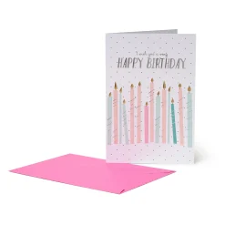 Biglietto di Auguri di Compleanno - Candele