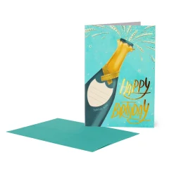 Biglietto di Auguri Gratta e Scopri - Bottle