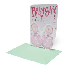 Biglietto di Congratulazioni - Nascita Bimba