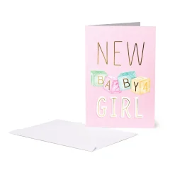 Biglietto di Congratulazioni - Nascita Bimba