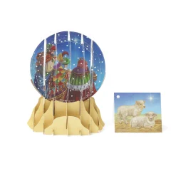 Biglietto Pop Up di Natale - Snow Globe