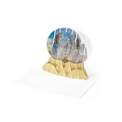 Biglietto Pop Up di Natale - Snow Globe