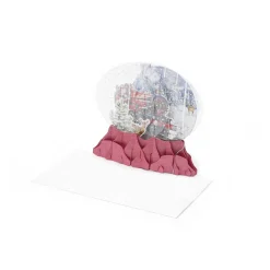 Biglietto Pop Up di Natale - Snow Globe