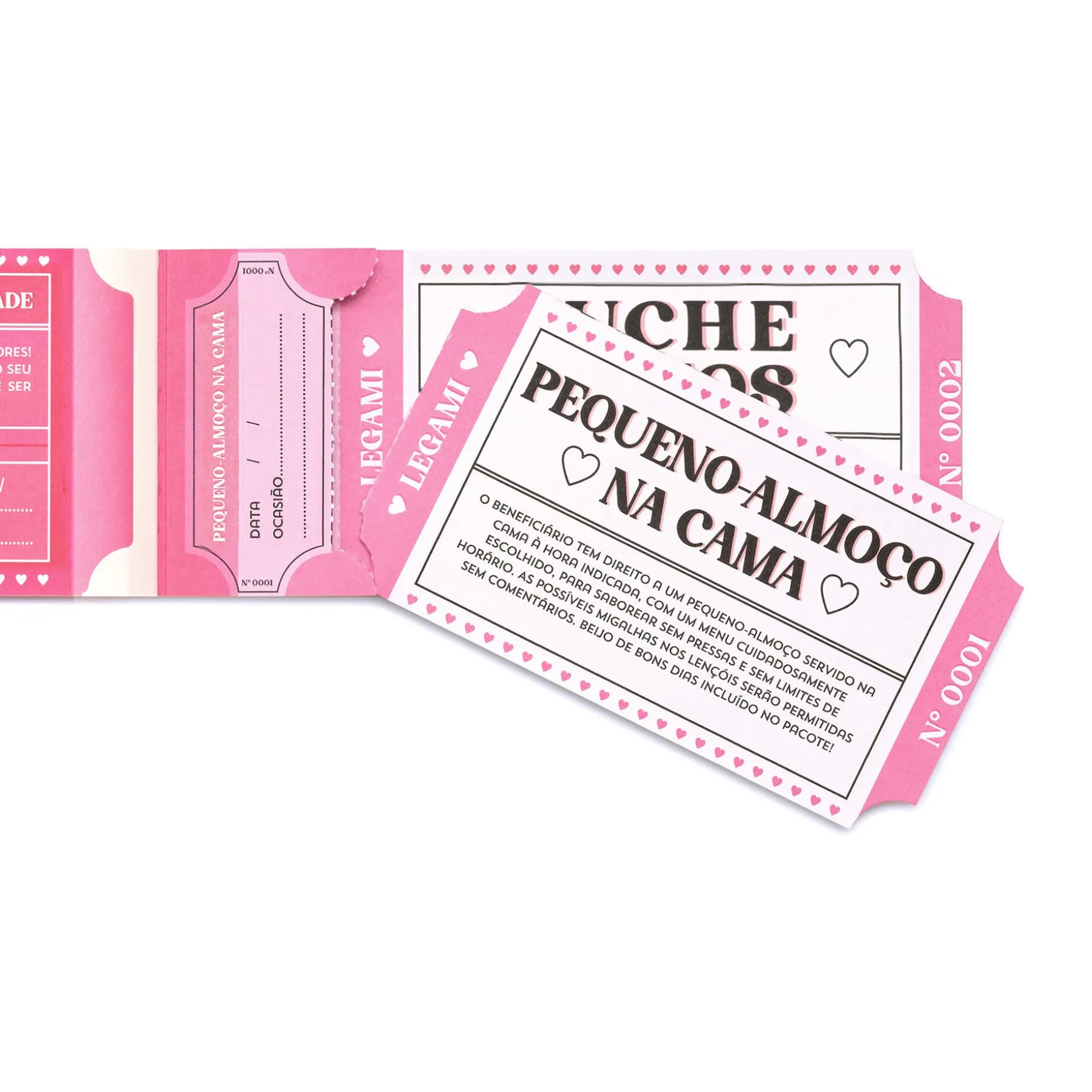 Blocchetto da 24 Voucher - Portoghese