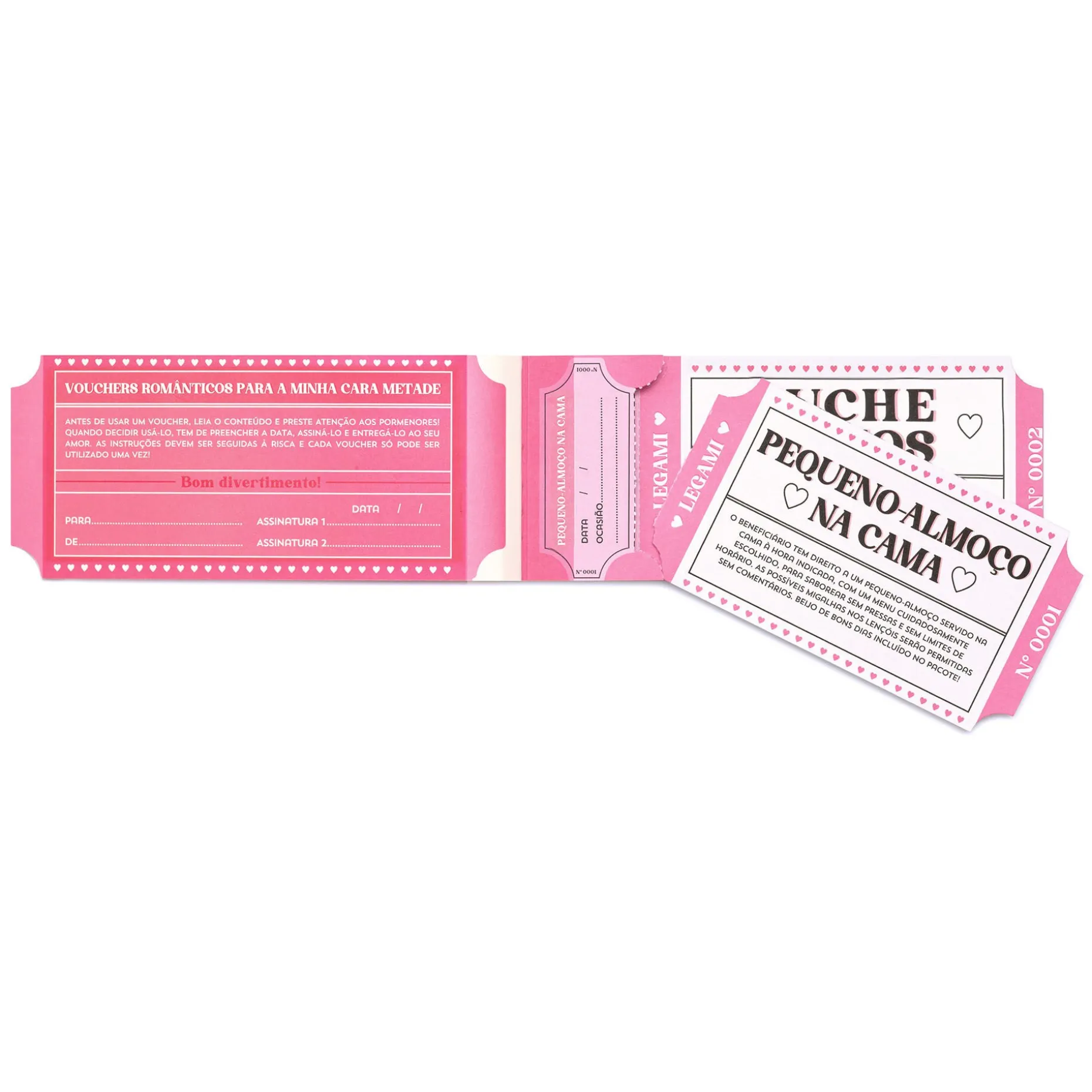 Blocchetto da 24 Voucher - Portoghese