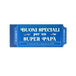 Blocchetto da 24 Voucher per il Papà - Italiano