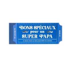 Blocchetto da 24 Voucher per il Papà - Francese