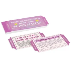 Blocchetto da 24 Voucher per la Mamma - Francese