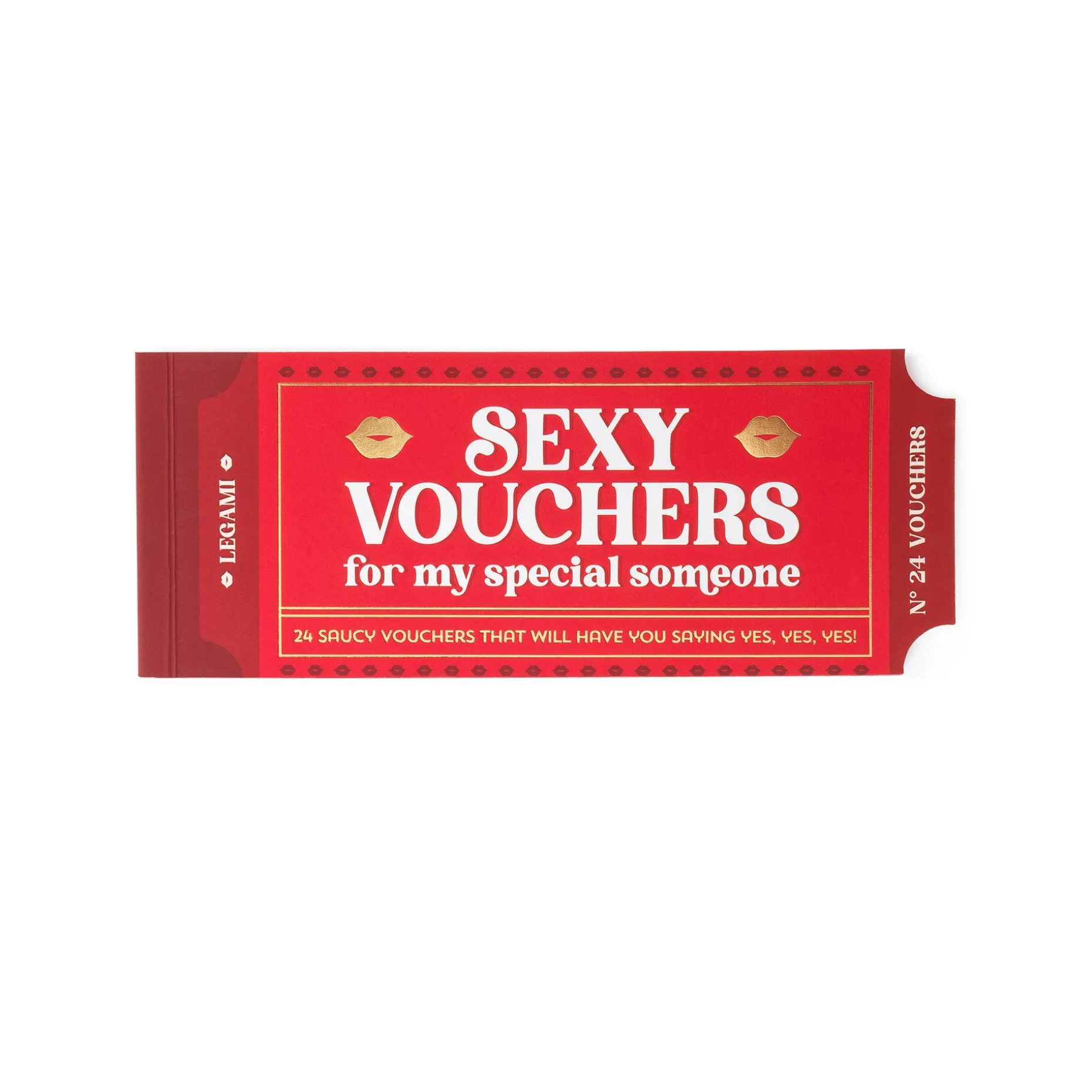Blocchetto da 24 Voucher Piccanti - Inglese