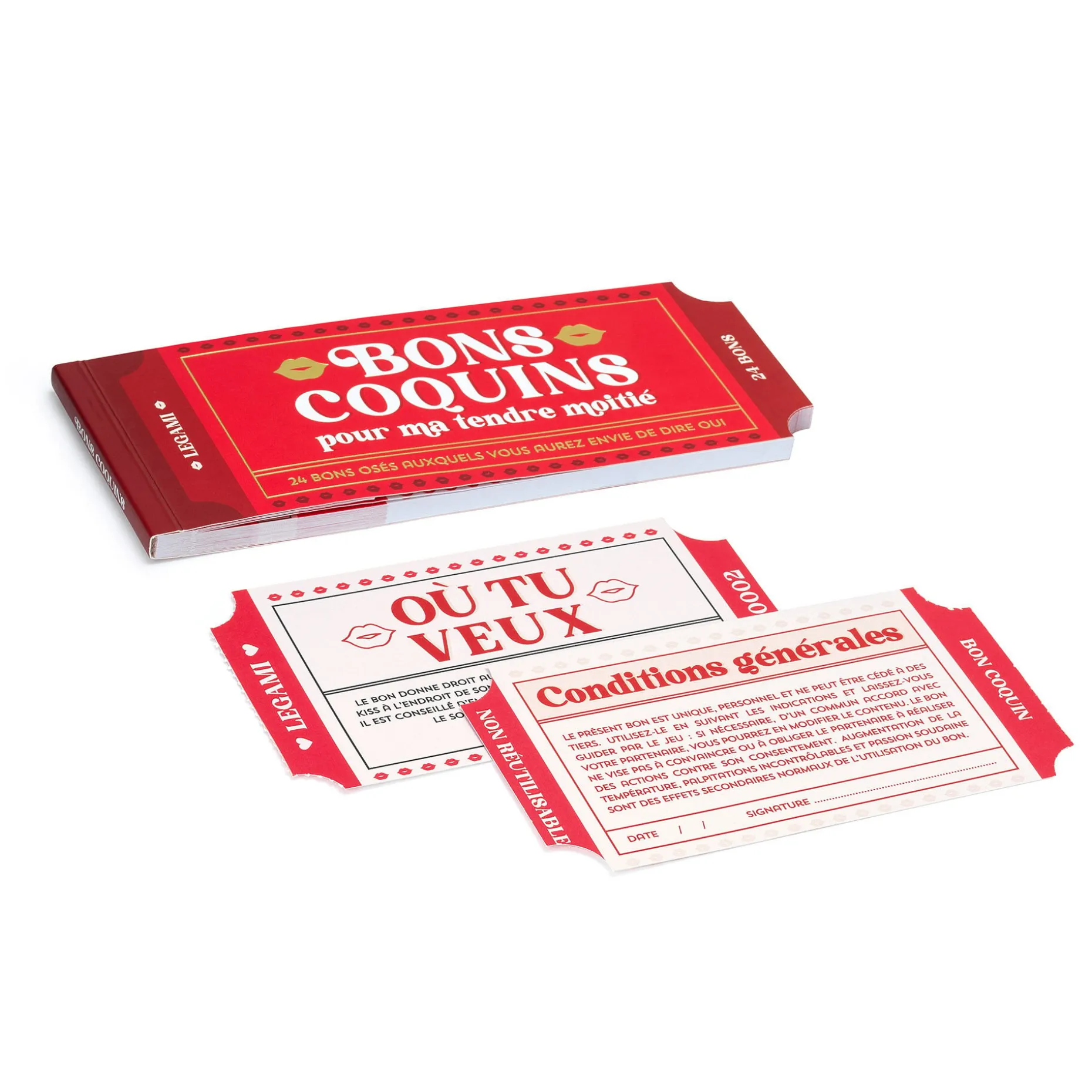 Blocchetto da 24 Voucher Piccanti - Francese