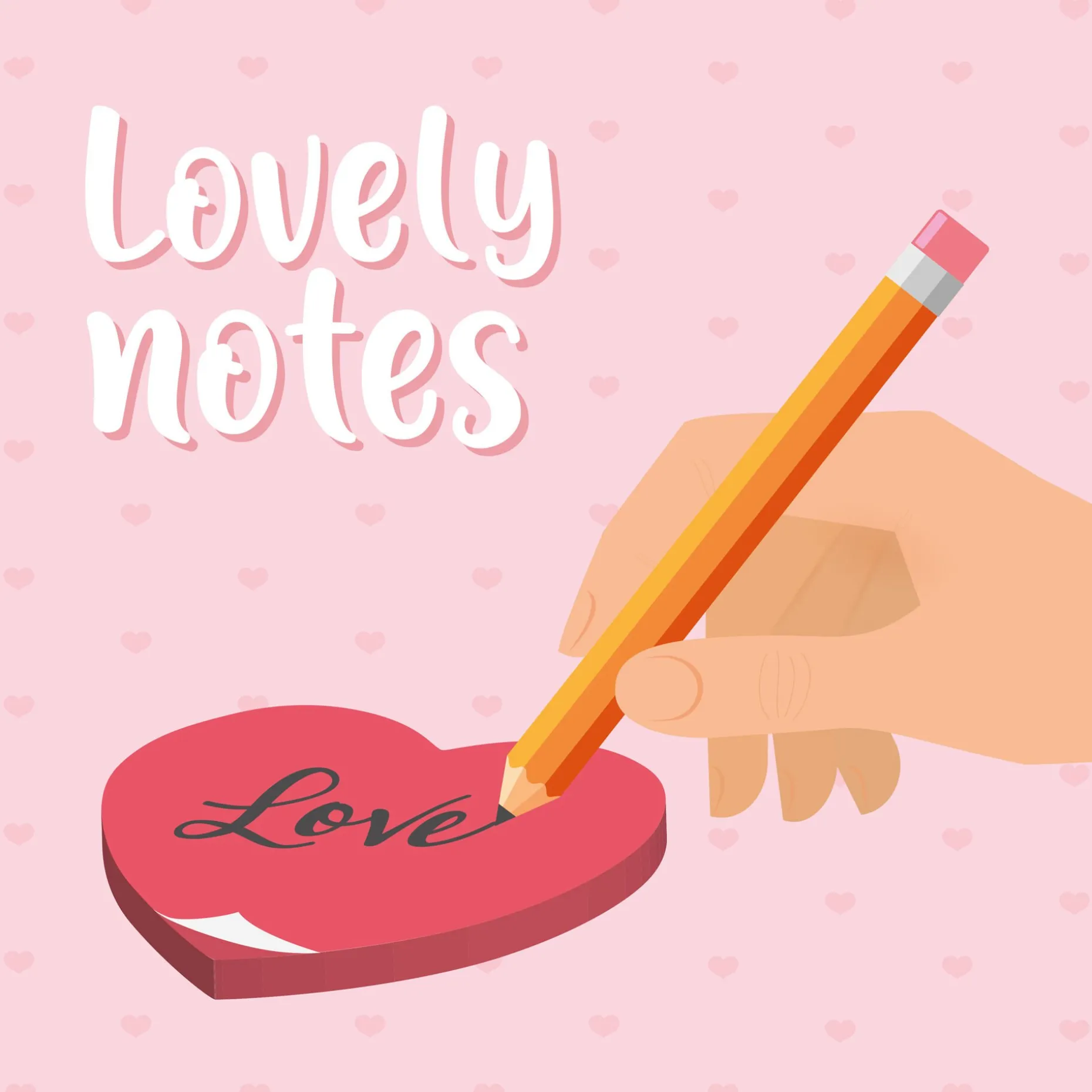 Blocchetto Note Adesivo - Lovely Notes