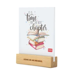 Calendario con Base in Legno - 2025