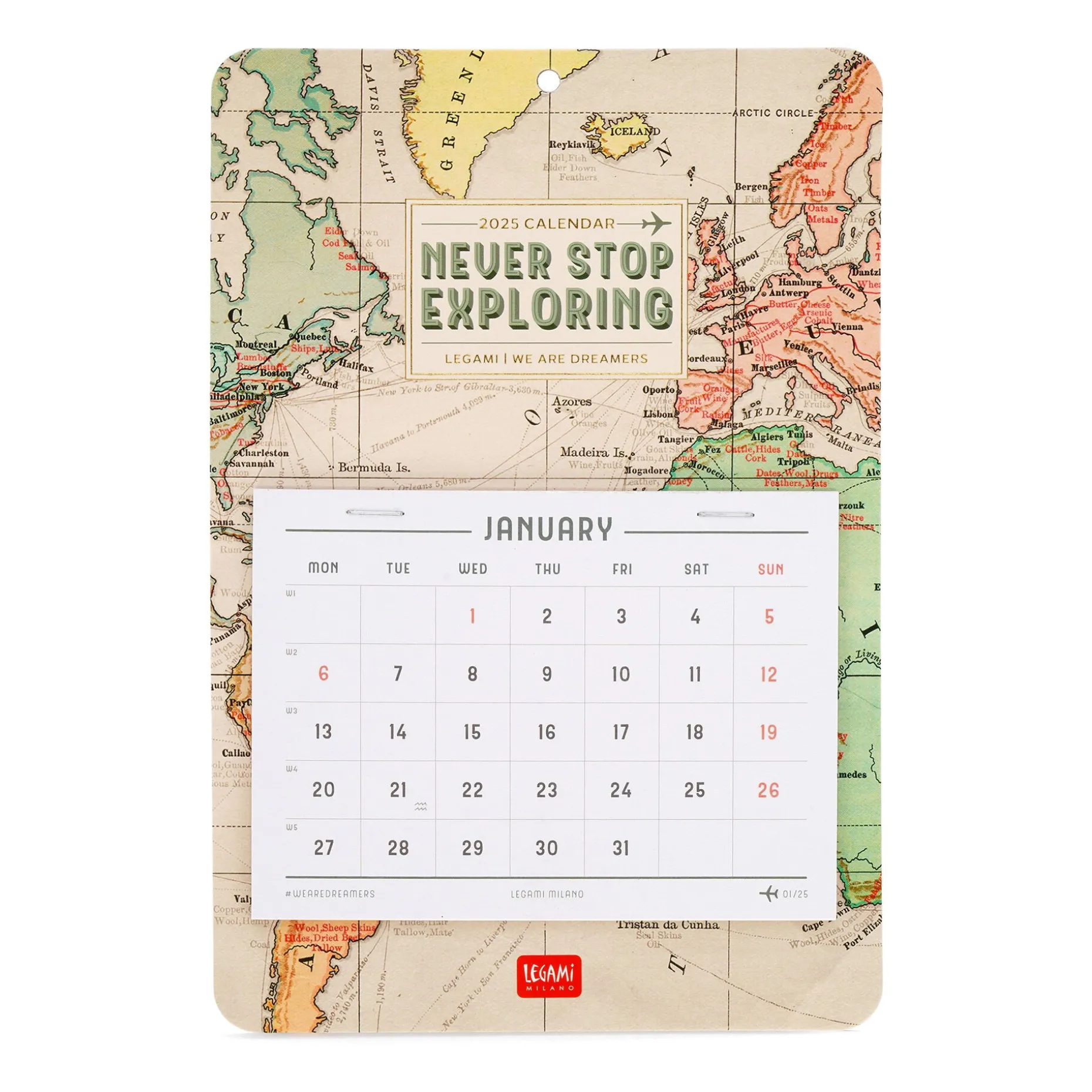 Calendario da Muro 13 Mesi - 2025