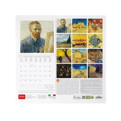 Calendario da Parete 2025 - 30 x 29 cm