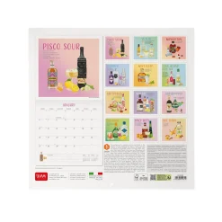 Calendario da Parete 2025 - 30 x 29 cm