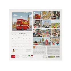 Calendario da Parete 2025 - 30 x 29 cm