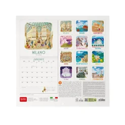 Calendario da Parete 2025 - 30 x 29 cm