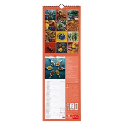 Calendario da Parete 2025 - 16 x 49 cm