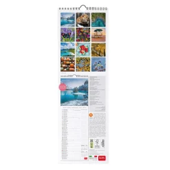 Calendario da Parete 2025 - 16 x 49 cm