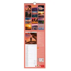 Calendario da Parete 2025 - 16 x 49 cm