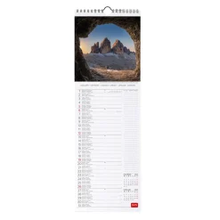 Calendario da Parete 2025 - 16 x 49 cm