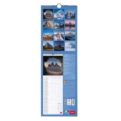 Calendario da Parete 2025 - 16 x 49 cm