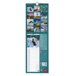 Calendario da Parete 2025 - 16 x 49 cm