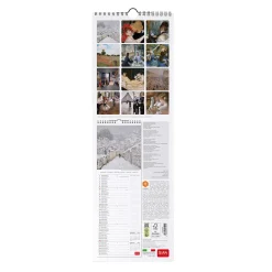 Calendario da Parete 2025 - 16 x 49 cm